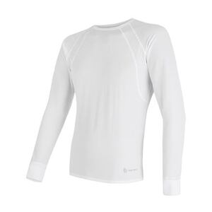 SENSOR COOLMAX AIR pánske tričko dl.rukáv biela Veľkosť: XXL