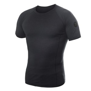 SENSOR MERINO AIR pánske tričko kr.rukáv čierna Veľkosť: L pánske tričko s krátkym rukávom