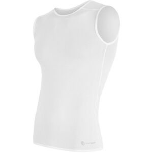 SENSOR COOLMAX AIR pánske tričko bez rukávov biela Veľkosť: M pánske tričko