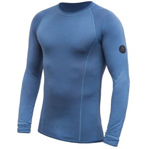 SENSOR MERINO AIR pánske tričko dl.rukáv riviera blue Veľkosť: XL pánske tričko dl.rukáv