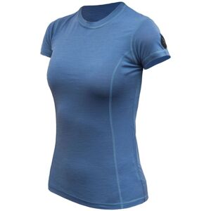 SENSOR MERINO AIR dámske tričko kr.rukáv riviéra blue Veľkosť: XL