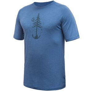 SENSOR MERINO AIR EARTH pánske tričko kr.rukáv riviera blue Veľkosť: S pánske tričko kr.rukáv