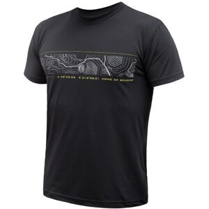 SENSOR COOLMAX TECH GPS pánske tričko kr.rukáv čierna Veľkosť: L pánske tričko kr.rukáv