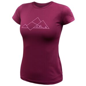 SENSOR COOLMAX TECH GEO MOUNTAINS dámske tričko kr.rukáv lilla Veľkosť: XL dámske tričko
