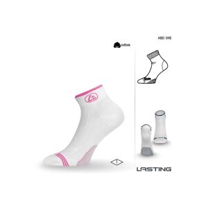 Lasting ABD ponožky pre aktívny šport 048 biela Veľkosť: (42-45) L ponožky