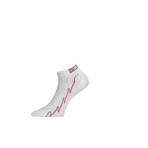 Lasting ACH 058 ponožky pre aktívny šport biela Veľkosť: (42-45) L ponožky