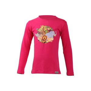 Lasting detské merino tričko ALI ružové Veľkosť: 140