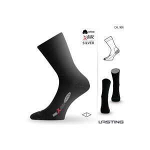 Lasting CXL 900 čierna trekingová ponožka Veľkosť: (42-45) L ponožky