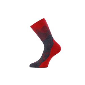 Lasting merino ponožky FWN červené Veľkosť: (34-37) S