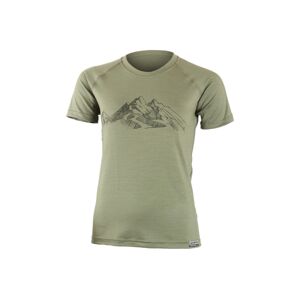 Lasting dámske merino tričko s tlačou Hila zelené Veľkosť: -S