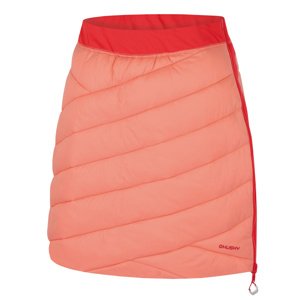 Husky Dámska obojstranná zimná sukňa Freez L light orange/red Veľkosť: M dámska sukňa