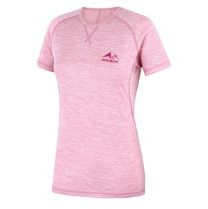 Husky Merino termobielizeň Mersa L faded pink Veľkosť: S dámske tričko s krátkym rukávom