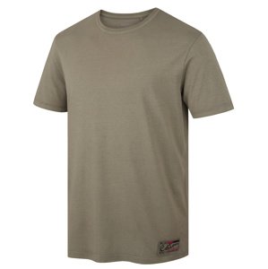 Husky Pánske bavlnené tričko Tee Base M dark khaki Veľkosť: L pánske tričko s krátkym rukávom