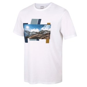 Husky Pánske bavlnené tričko Tee Skyline M white Veľkosť: L pánske tričko s krátkym rukávom