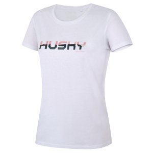 Husky Dámske bavlnené tričko Tee Wild L white Veľkosť: XL dámske tričko s krátkym rukávom
