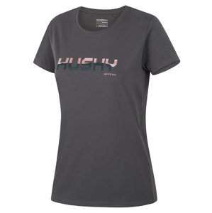 Husky Dámske bavlnené tričko Tee Wild L dark grey Veľkosť: L dámske tričko s krátkym rukávom