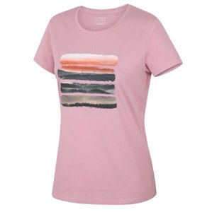 Husky Dámske bavlnené tričko Tee Vane L light pink Veľkosť: XS dámske tričko s krátkym rukávom