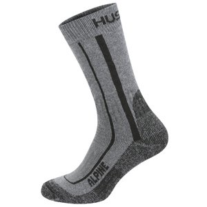 Husky Ponožky Alpine grey/black Veľkosť: L (41-44) ponožky