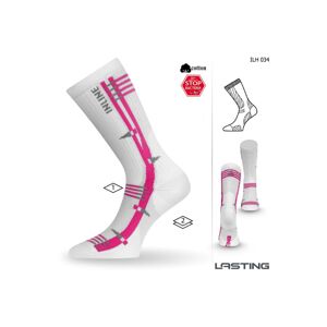 Lasting ILH 034 biela Inline ponožky Veľkosť: (42-45) L ponožky