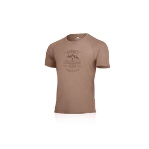 Lasting pánske merino tričko JOURNEY 7474 hnedé Veľkosť: L pánske tričko