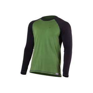 Lasting MARIO 6080 zelené pánske vlnené merino triko Veľkosť: XL