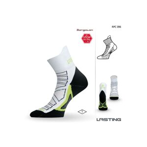 Lasting RPC 096 biela bežecké ponožky Veľkosť: (42-45) L ponožky