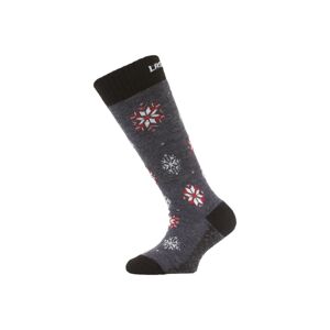 Lasting detské merino lyžiarske ponožky SJA modré Veľkosť: (34-37) S ponožky