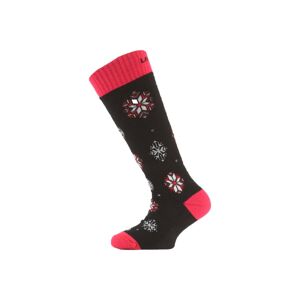 Lasting SJA 903 čierna detské ponožky Veľkosť: (29-33) XS ponožky