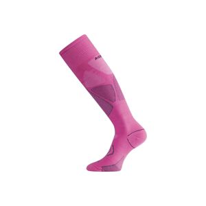 Lasting SWL 498 ružová MERINO podkolienky Veľkosť: (34-37) S ponožky