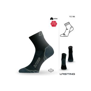 Lasting TCC 986 čierne trekingové ponožky Veľkosť: -(42-45) L ponožky