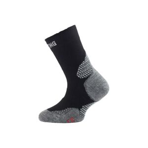 Lasting TJC 900 čierna trekingová ponožka junior Veľkosť: (29-33) XS ponožky