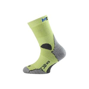 Lasting TJD 600 žltá merino ponožka junior slabšie Veľkosť: (29-33) XS ponožky