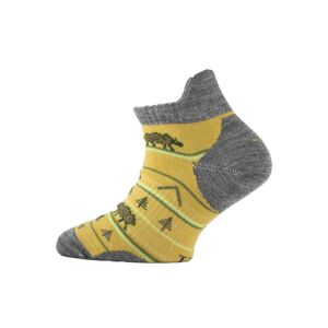 Lasting detské merino ponožky TJM horčicovej Veľkosť: (24-28) XXS ponožky