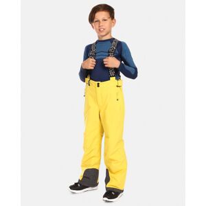 Kilpi MIMAS-J Žltá Veľkosť: 122 detské lyžiarske nohavice