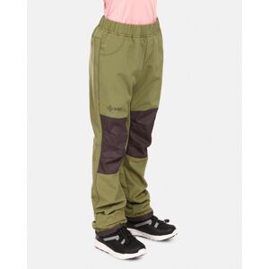 Kilpi RIZO-J Zelená Veľkosť: 110 detské softshellové nohavice