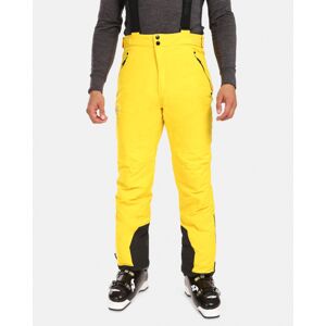 Kilpi METHONE-M Žltá Veľkosť: M Short pánske lyžiarske nohavice