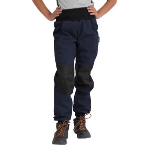 Unuo, Detské softshellové nohavice s fleecom Street Strong, Tm. Modročierna Veľkosť: 122/128