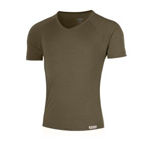 Lasting pánske merino tričko do V VIDO zelené Veľkosť: L pánske tričko