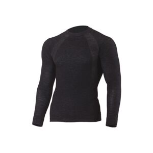 Lasting WAPOL 9090 čierne vlnené bezšvové tričko Veľkosť: L/XL