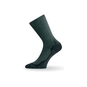 Lasting WHI 620 zelené vlnené ponožky Veľkosť: (46-49) XL ponožky