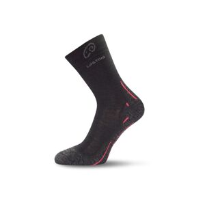 Lasting WHI 900 čierne vlnené ponožky Veľkosť: (38-41) M ponožky