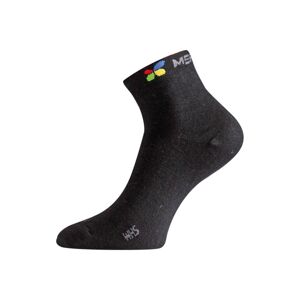 Lasting WHS 988 čierne ponožky z merino vlny Veľkosť: (46-49) XL ponožky