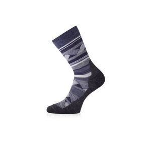 Lasting merino ponožky WLI modré Veľkosť: (42-45) L