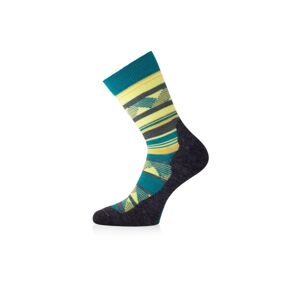 Lasting merino ponožky WLI zelené Veľkosť: (42-45) L