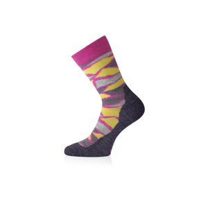 Lasting merino ponožky WLJ sivé Veľkosť: (46-49) XL unisex ponožky
