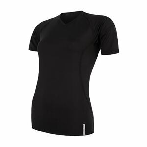 SENSOR COOLMAX TECH dámske tričko kr.rukáv čierna Veľkosť: XL