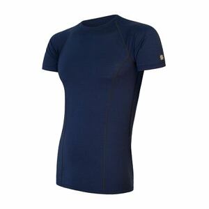 SENSOR MERINO ACTIVE pánske tričko kr.rukáv deep blue Veľkosť: XL