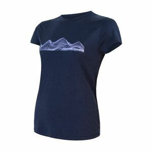 SENSOR MERINO ACTIVE PT MOUNTAINS dámske tričko kr.rukáv deep blue Veľkosť: S