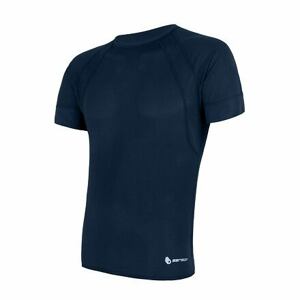 SENSOR COOLMAX AIR pánske tričko kr.rukáv deep blue Veľkosť: L