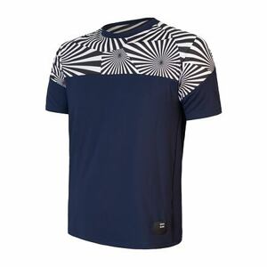 SENSOR COOLMAX IMPRESS pánske tričko kr.rukáv deep blue/geometry Veľkosť: S